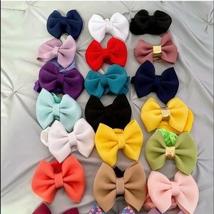 Lot of 34 head wraps for infant toddler new/EUC